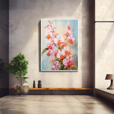 Acrylic Painting of Orchids